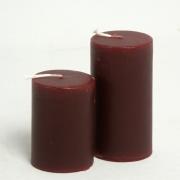 D�nische Kerze Stumpenkerze Zylinderkerze bordeaux 7,5cm